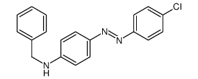 N-benzyl-4-[(4-chlorophenyl)diazenyl]aniline结构式