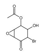 (4-bromo-3-hydroxy-5-oxo-7-oxabicyclo[4.1.0]heptan-2-yl) acetate Structure
