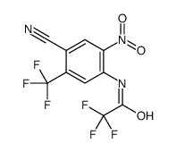 N-[4-cyano-2-nitro-5-(trifluoromethyl)phenyl]-2,2,2-trifluoroacetamide Structure