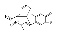 6-Bromo-2,7-dihydro-3-methyl-2,7-dioxo-3H-dibenz(f,i,j)isoquinoline-1-carbonitrile结构式
