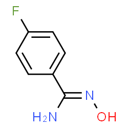 4-FLUORO-N'-HYDROXYBENZENECARBOXIMIDAMIDE Structure
