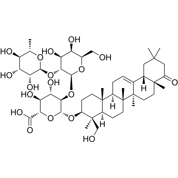 Dehydrosoyasaponin I Structure
