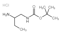 1-N-Boc-丁烷-1,2-二胺盐酸盐结构式
