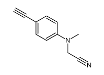 2-[(4-ethynylphenyl)Methylamino]-acetonitrile Structure