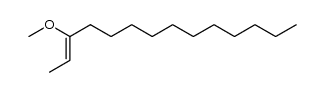 3-methoxy-2-tetradecene Structure