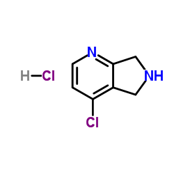 4-chloro-6,7-dihydro-5H-pyrrolo[3,4-b]pyridine Structure