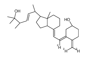 25-Hydroxyvitamin D(2) (6,19,19-d(3)) Structure
