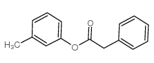苯乙酸-3-甲基苯酯结构式