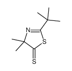 2-tert-butyl-4,4-dimethyl-1,3-thiazole-5-thione结构式