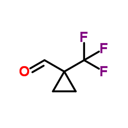1-(Trifluoromethyl)cyclopropanecarbaldehyde结构式