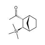 endo-2-acetyl-exo-3-trimethylsilylbicyclo(2.2.1)heptane Structure