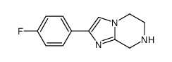 2-(4-Fluorophenyl)-5,6,7,8-tetrahydroimidazo[1,2-a]pyrazine Structure