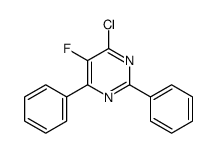 4-氯-5-氟-2,6-二苯基-嘧啶结构式