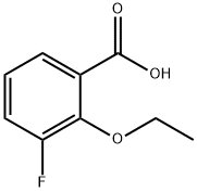 2-乙氧基-3-氟苯甲酸结构式