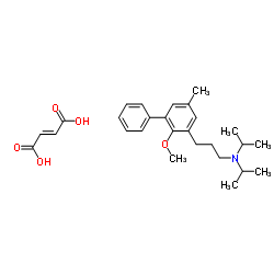 2-Methoxy-5-methyl-N,N-bis(1-methylethyl)-3-phenylbenzenepropanaminefumarate structure