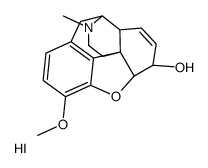(4R,4aR,7S,7aR,12bS)-9-methoxy-3-methyl-2,4,4a,7,7a,13-hexahydro-1H-4,12-methanobenzofuro[3,2-e]isoquinoline-7-ol,hydroiodide结构式