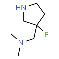 3-Pyrrolidinemethanamine,3-fluoro-N,N-dimethyl-(9CI) Structure