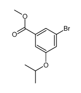 3-溴-5-异丙氧基苯甲酸甲酯结构式