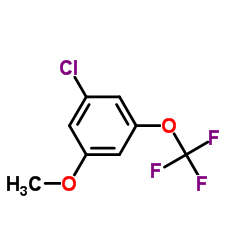 3-Chloro-5-(trifluoromethoxy)anisole Structure