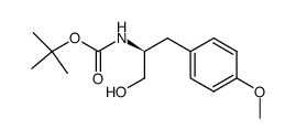 [(S)-2-hydroxy-1-(4-methoxybenzyl)ethyl]carbamic acid tert-butyl ester Structure