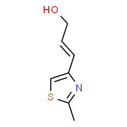 2-Propen-1-ol,3-(2-methyl-4-thiazolyl)- Structure