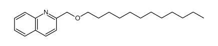 1-(2-quinolinylmethoxy)dodecane结构式