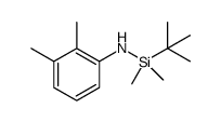 1-tert-butyl-N-(2,3-dimethylphenyl)-1,1-dimethylsilanamine结构式