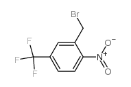 2-(bromomethyl)-1-nitro-4-(trifluoromethyl)benzene Structure