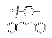 (E)-phenyl(styryl)iodonium 4-methylbenzenesulfonate Structure