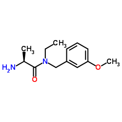 N-Ethyl-N-(3-methoxybenzyl)-L-alaninamide结构式