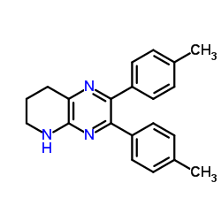 2,3-di-p-tolyl-5,6,7,8-tetrahydropyrido[2,3-b]pyrazine结构式