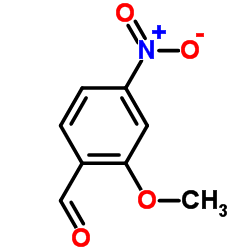2-甲氧基-4-硝基苯甲醛结构式