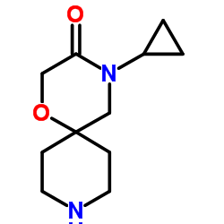 4-Cyclopropyl-1-oxa-4,9-diazaspiro[5.5]undecan-3-one Structure