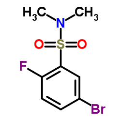 5-Bromo-2-fluoro-N,N-dimethylbenzenesulfonamide Structure