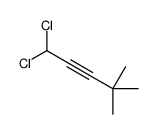1,1-dichloro-4,4-dimethylpent-2-yne Structure