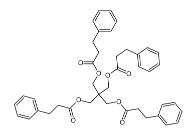 Pentaerythritol tetra (Phenylpropionate) Structure