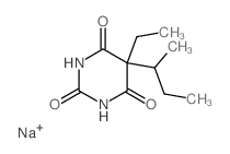 sodium,5-butan-2-yl-5-ethyl-4,6-dioxo-1H-pyrimidin-2-olate Structure