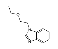 (9ci)-1-(2-乙氧基乙基)-1H-苯并咪唑结构式