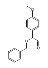 2-(benzyloxy)-2-(4-methoxyphenyl)acetaldehyde Structure