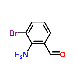 2-氨基-3-溴苯甲醛结构式