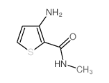 3-Amino-N-methylthiophene-2-carboxamide结构式