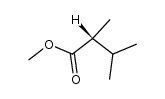 (R)-2,3-dimethyl-butyric acid methyl ester结构式