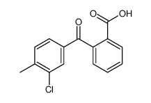 2-(3-Chloro-4-methylbenzoyl)benzoic acid结构式