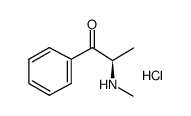 R(+)-甲卡西酮盐酸盐结构式