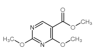 2,4-二甲氧基嘧啶-5-甲酸甲酯结构式