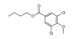 N-BUTYL-3,5-DICHLORO-4-METHOXYENZOATE结构式
