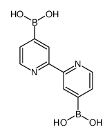 2,2'-联吡啶-4,4'-二硼酸结构式