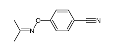 4-(Isopropylideneaminoxy)benzonitrile结构式