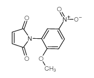 1-(2-METHOXY-5-NITROPHENYL)-1H-PYRROLE-2,5-DIONE structure