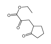 Ethyl 2-oxo-3-(2-oxocyclopentyl)propanoate structure